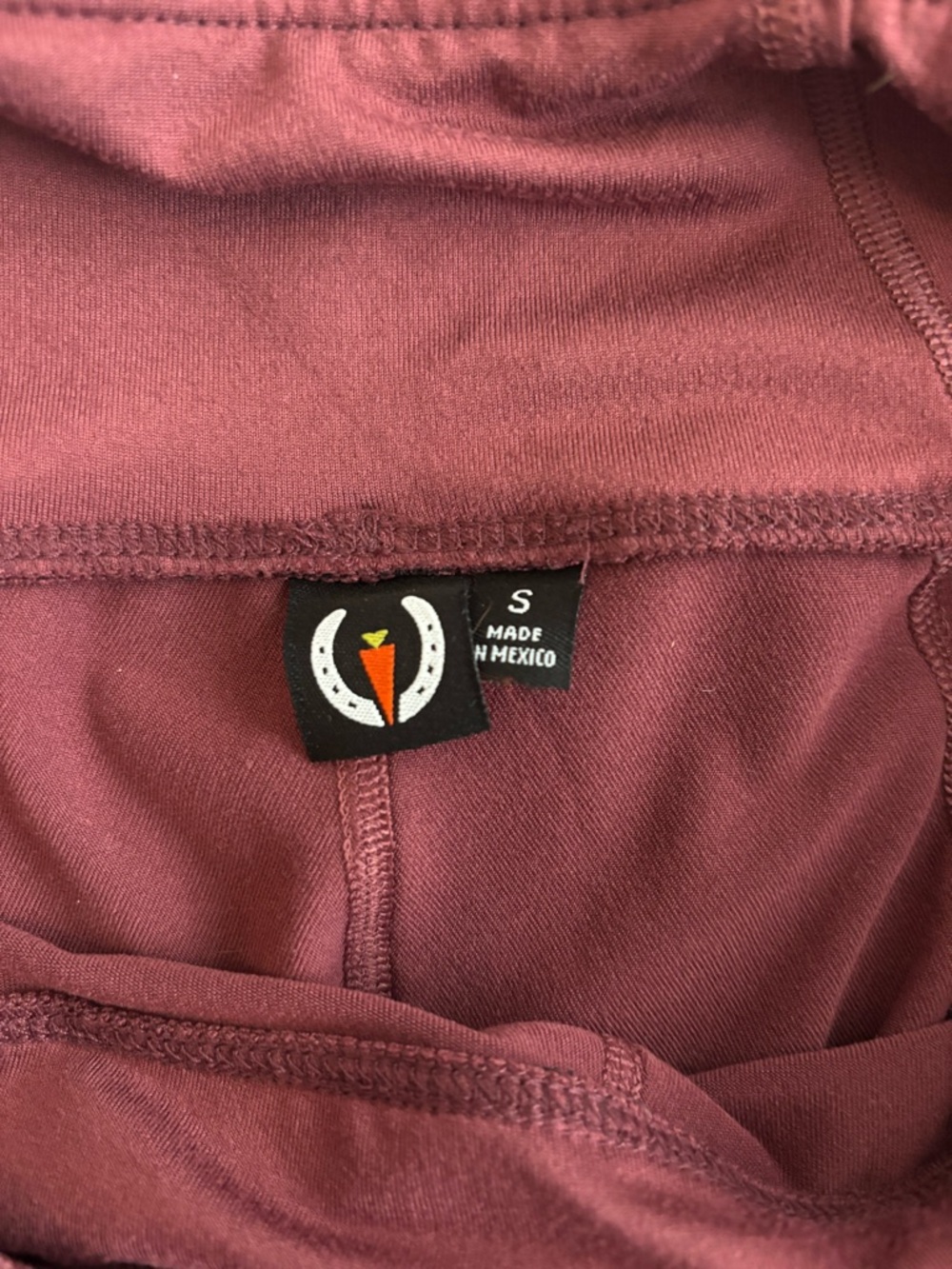 Kerrits Maroon Performance Riding Breeches - Picture 3 of 3